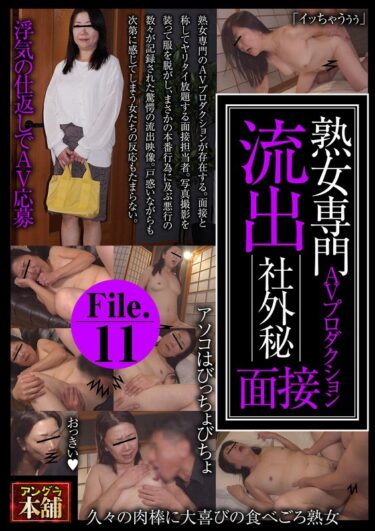 熟女専門AVプロダクション 流出 社外秘面接File.11（h_1795ugh00041）